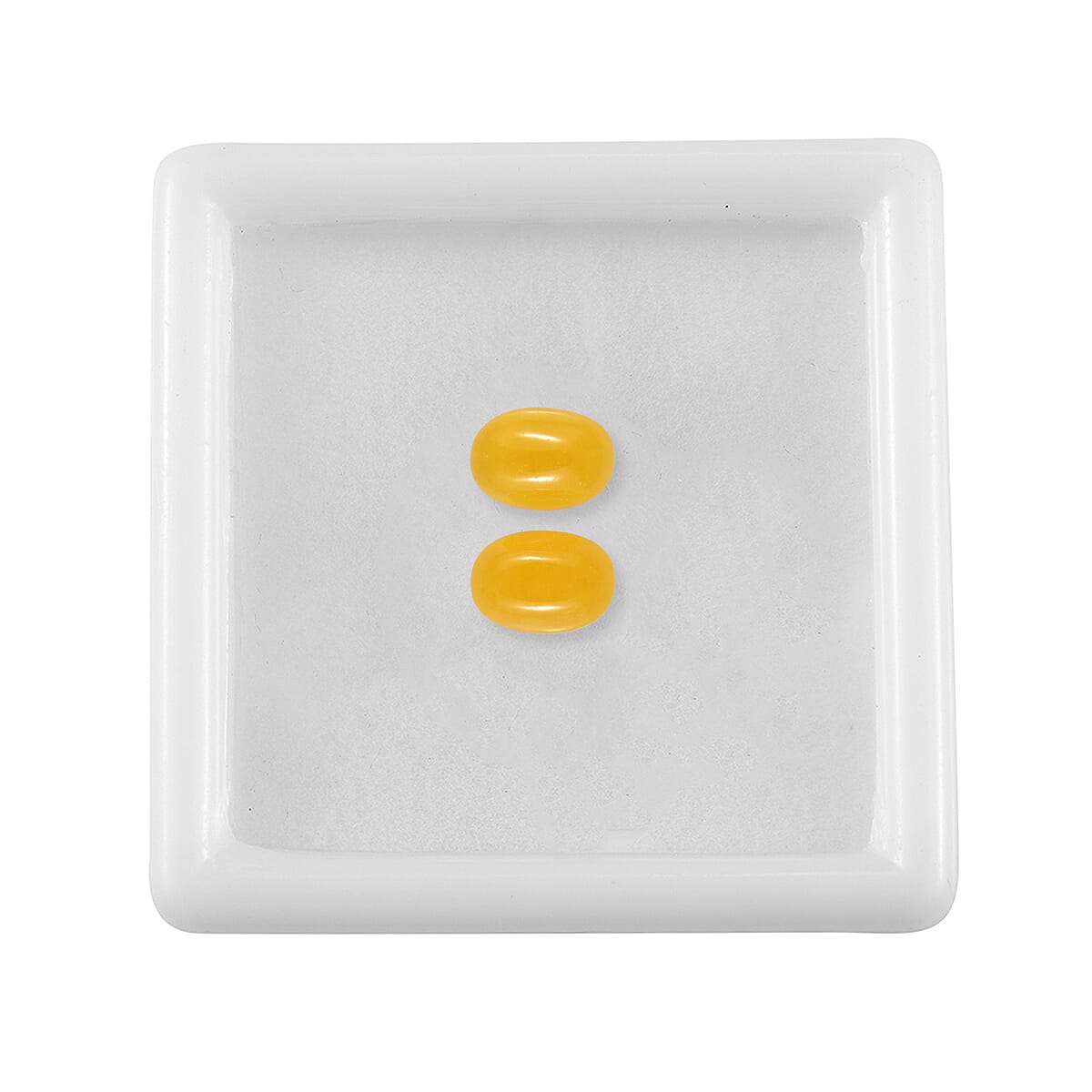 Yellow Jade (D) Set of 2 (Ovl 7x5 mm) 2.01 ctw Loose Gemstone image number 3