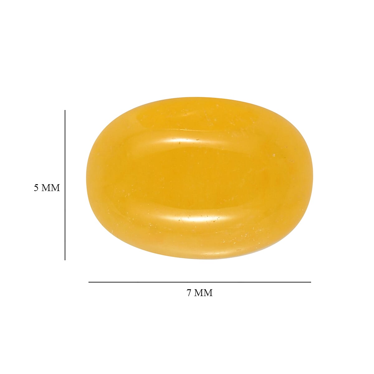 Yellow Jade (D) Set of 2 (Ovl 7x5 mm) 2.01 ctw Loose Gemstone image number 4