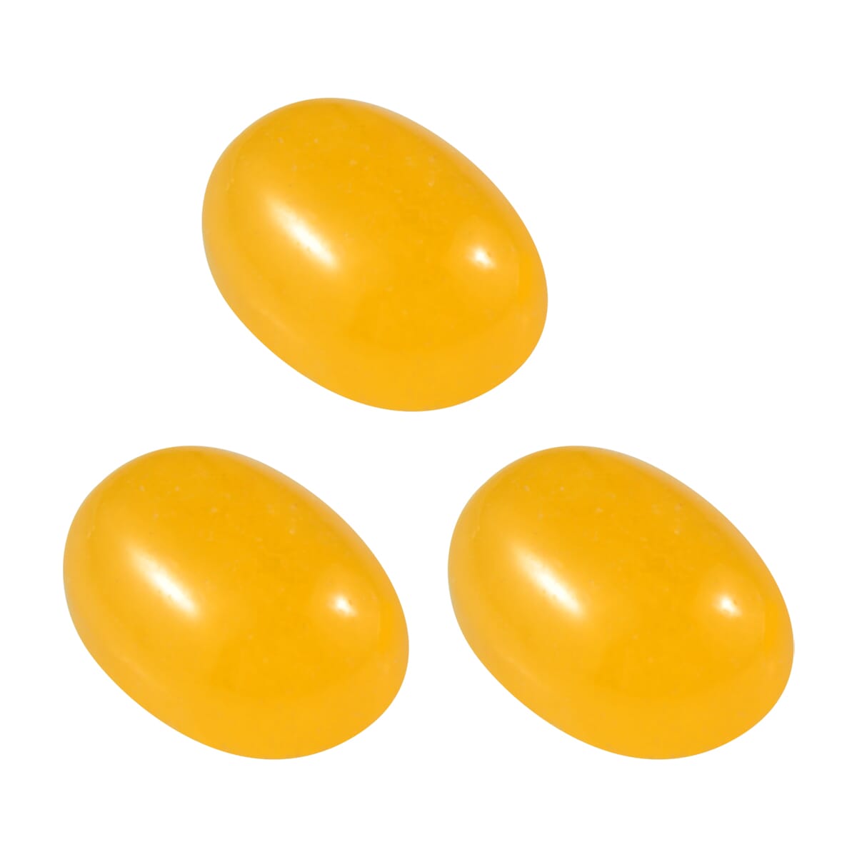 AA Yellow Jade (D) Set of 3 (Ovl 7x5 mm) 2.80 ctw image number 2