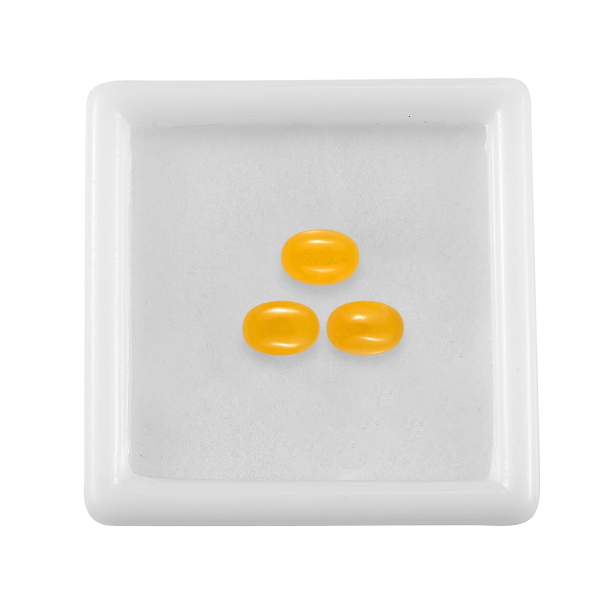 AA Yellow Jade (D) Set of 3 (Ovl 7x5 mm) 2.80 ctw image number 3