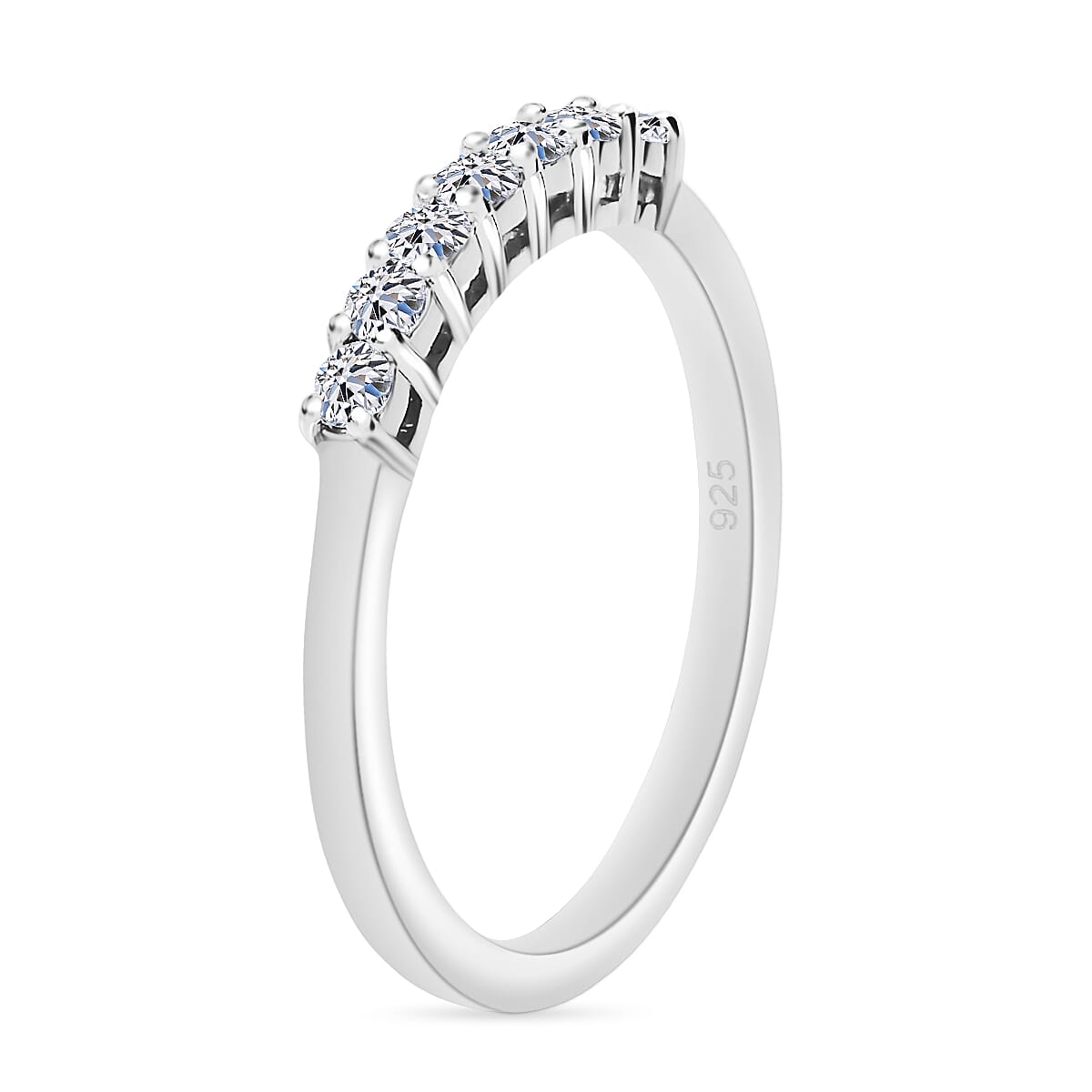 Luxuriant Lab Grown Diamond E-F VS 0.25 ctw Ring in 18K Vermeil Rose Gold Over Sterling Silver (Size 5.0) image number 2