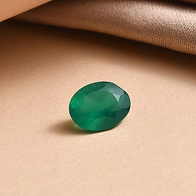 Green Onyx (Pear 9x7 mm) 1.60 ctw Loose Gemstone