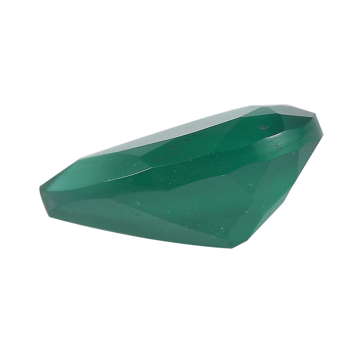 AA Green Onyx (Pear 9x6 mm) 1.06 ctw Loose Gemstone image number 2