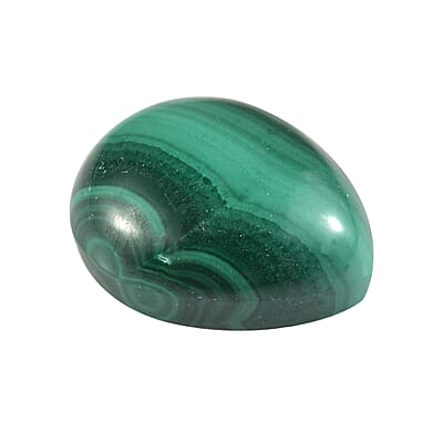African Malachite (Pear 11x9 mm) 4.21 ctw Loose Gemstone
