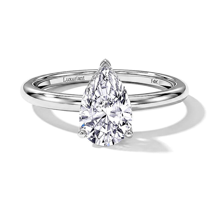 IGI Certified Luxuriant Lab Grown Diamond E-F VS 2.00 ctw Ring in 14K White Gold (Size 10.0)