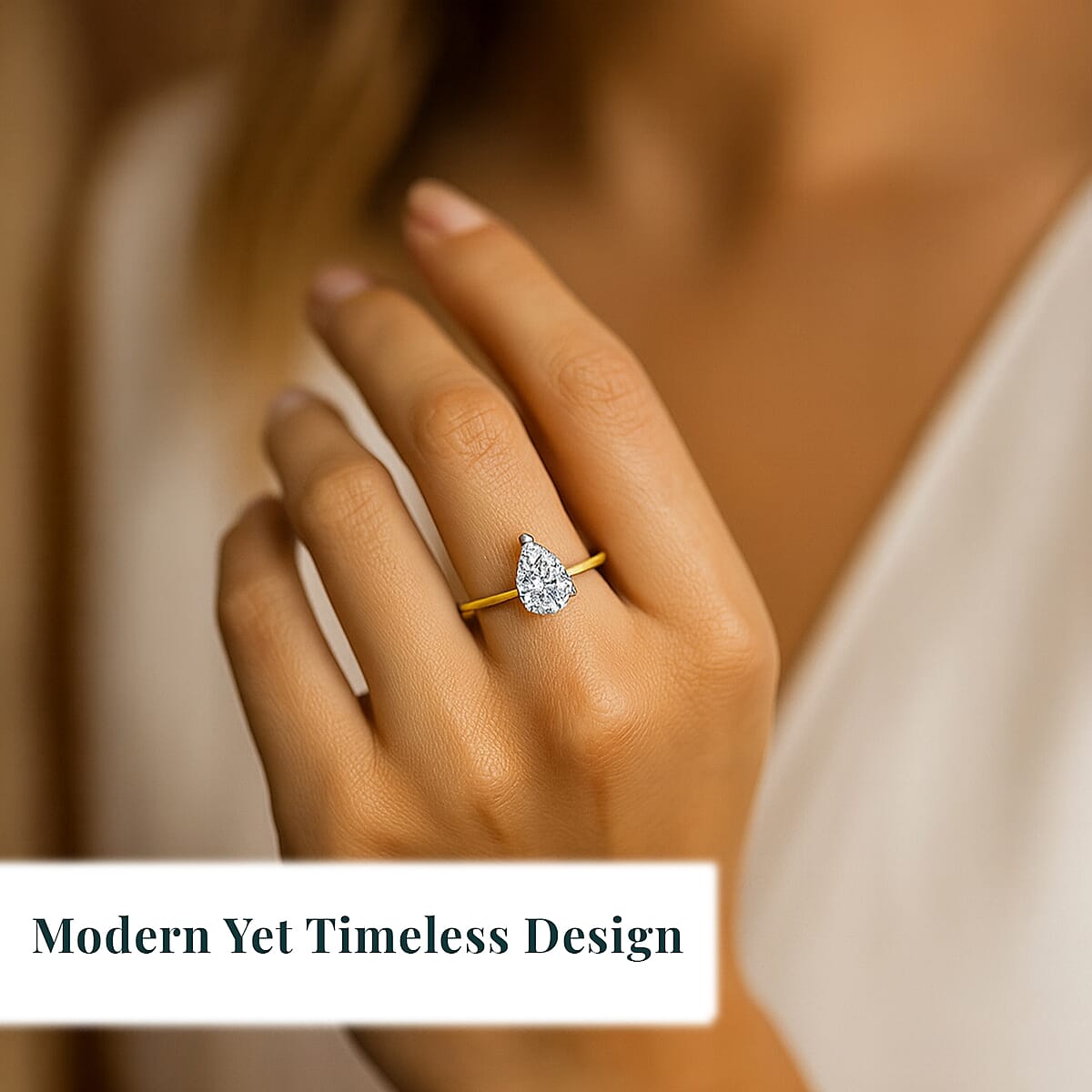 IGI Certified Luxuriant Lab Grown Diamond E-F VS 2.00 ctw Ring in 10K Yellow Gold (Size 4.0) (Del. in 10-12 Days) image number 1