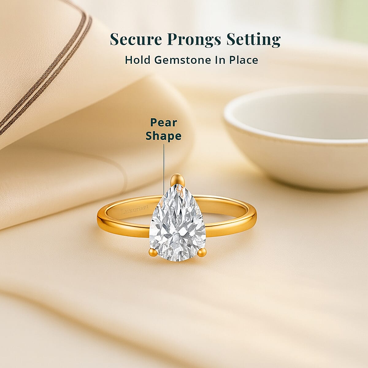 IGI Certified Luxuriant Lab Grown Diamond E-F VS 2.00 ctw Ring in 10K Yellow Gold (Size 4.0) (Del. in 10-12 Days) image number 5