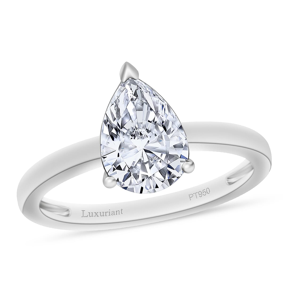 IGI Certified Luxuriant Lab Grown Diamond E-F VS 2.00 ctw Ring in 950 Platinum (Size 9.5) image number 0