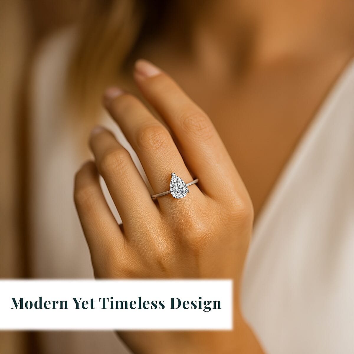 IGI Certified Luxuriant Lab Grown Diamond E-F VS 2.00 ctw Ring in Rhodium Over Sterling Silver (Size 9.0) (Del. in 10-12 Days) image number 1