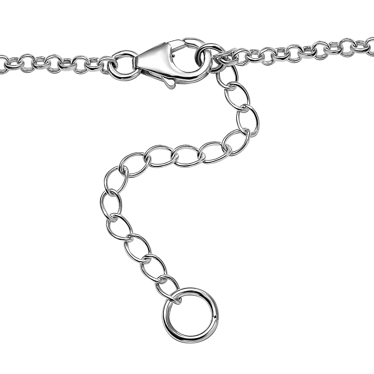 D'Joy Artisan Crafted White Buffalo 6.65 ctw Native American Concho Necklace in 18K YG and Rhodium Over Sterling Silver 18 Inches image number 4