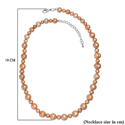 GCS Golden Pearl (D) Necklace in Stainless Steel 18-20 Inches