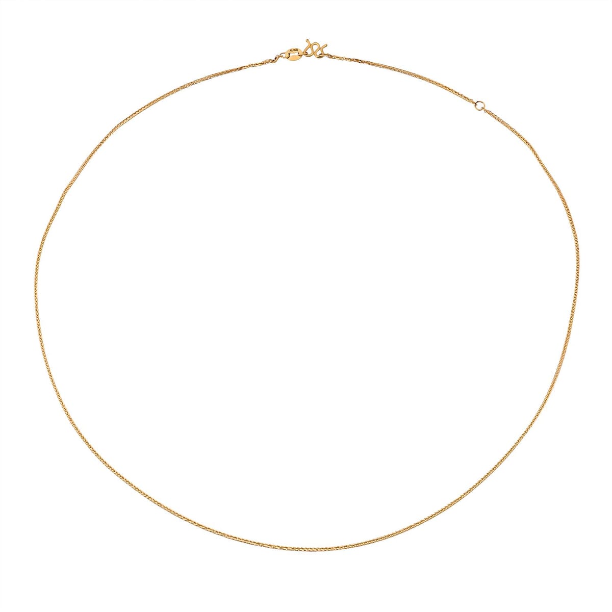 Rope Chain Necklace in 24K Yellow Gold 3.90 Grams 20 Inches image number 0