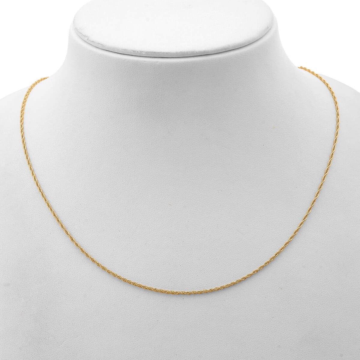 24K Spiga Chain Necklace in Yellow Gold 3.5 Grams 20 Inches image number 2