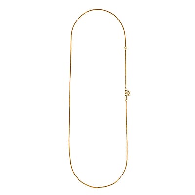 24K Yellow Gold Spiga Chain Necklace (20 Inches) (3.5 g)