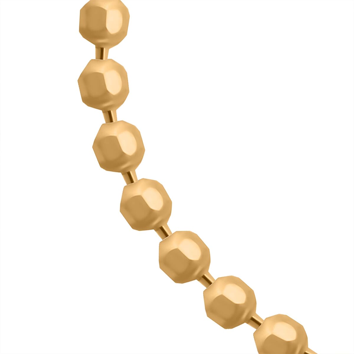 Beaded Chain Necklace in 24K Yellow Gold 20 Inches 3.20 Grams image number 3
