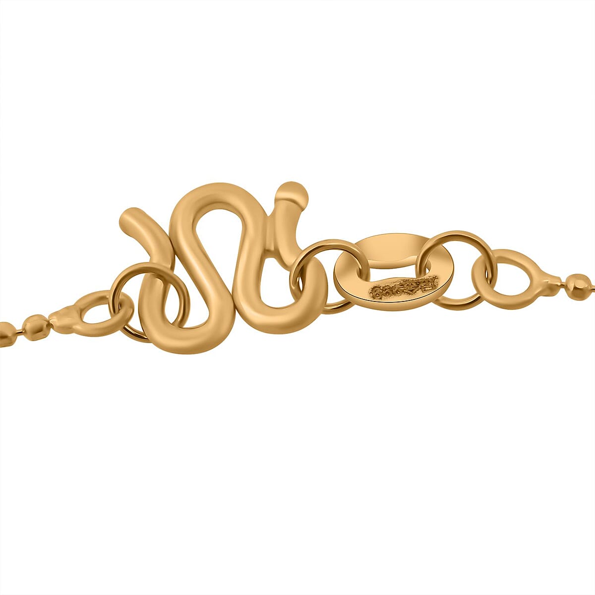 Beaded Chain Necklace in 24K Yellow Gold 20 Inches 3.20 Grams image number 4