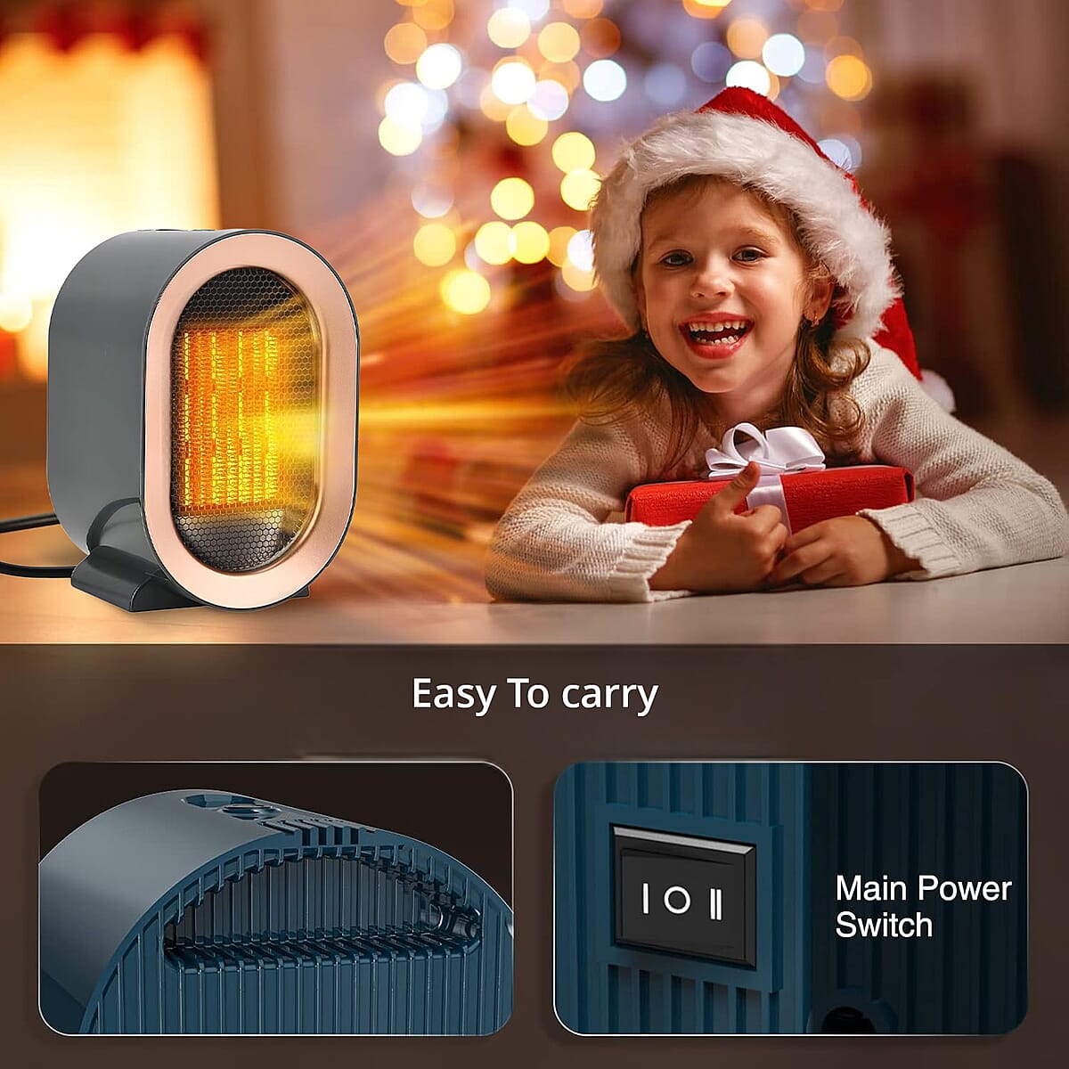 Livmore Green Electric Air Heater image number 3