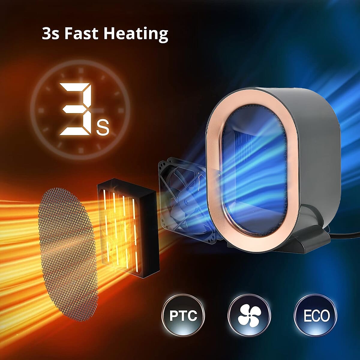 Livmore Green Electric Air Heater image number 5