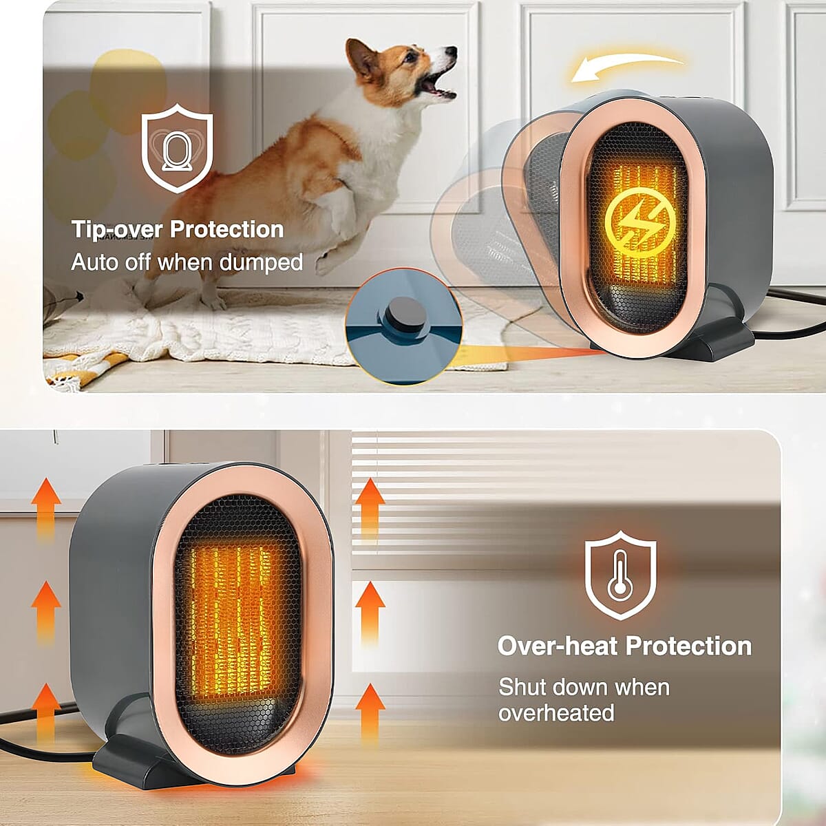 Livmore Green Electric Air Heater image number 6