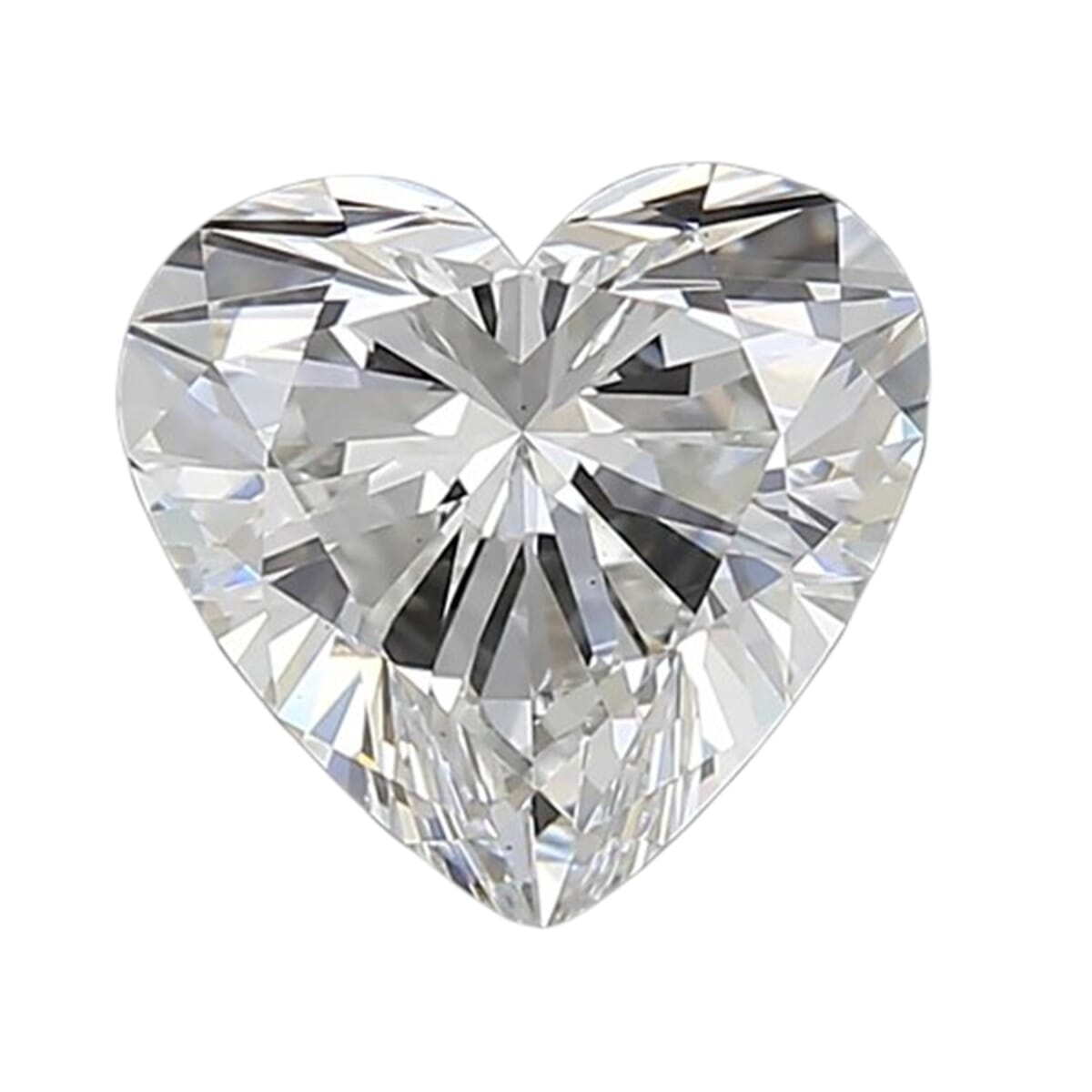 Brilliant Cut Luxuriant Lab Grown Diamond (E-F, VS) (Heart 8.8 mm) 2.50 ctw image number 0