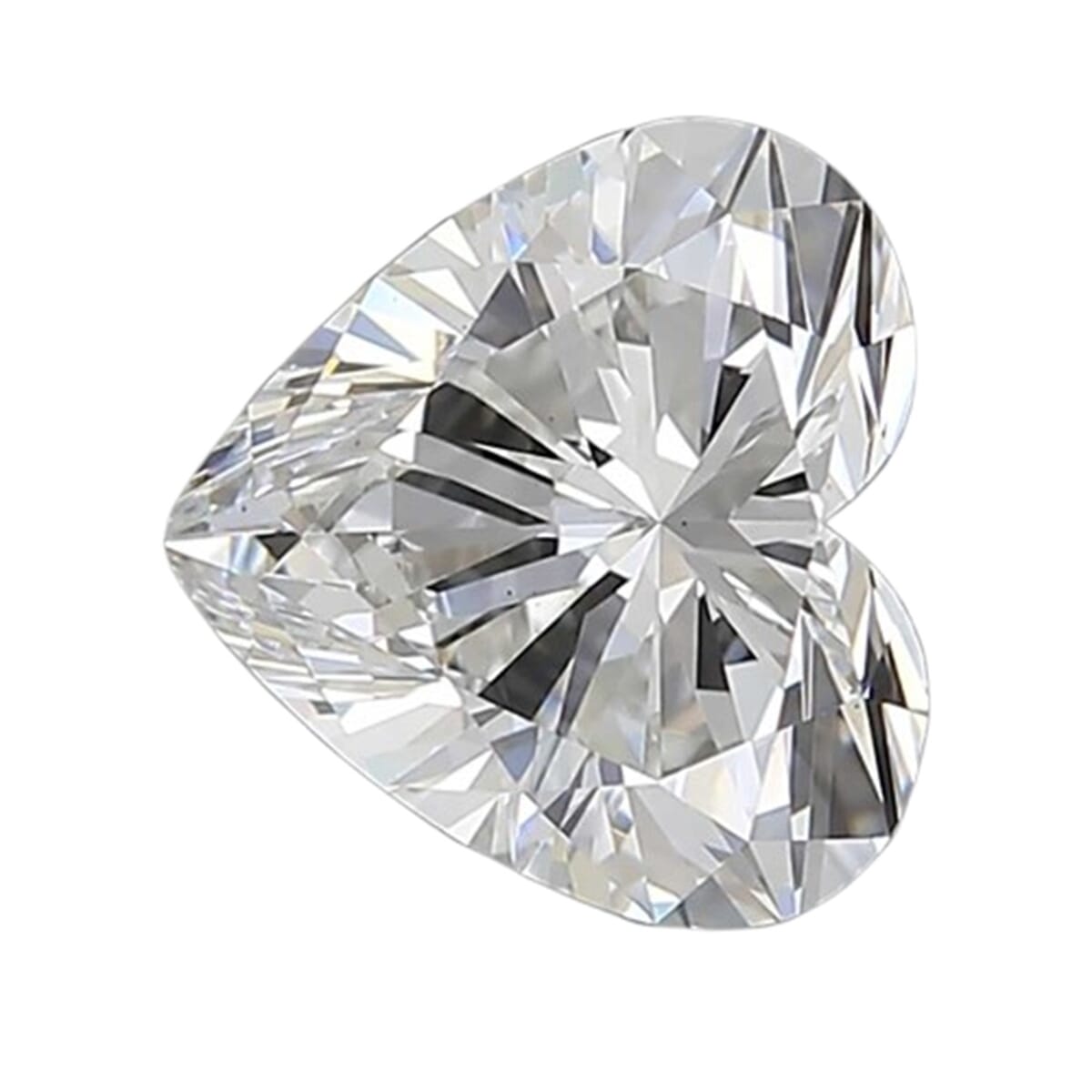 Brilliant Cut Luxuriant Lab Grown Diamond (E-F, VS) (Heart 8.8 mm) 2.50 ctw image number 1