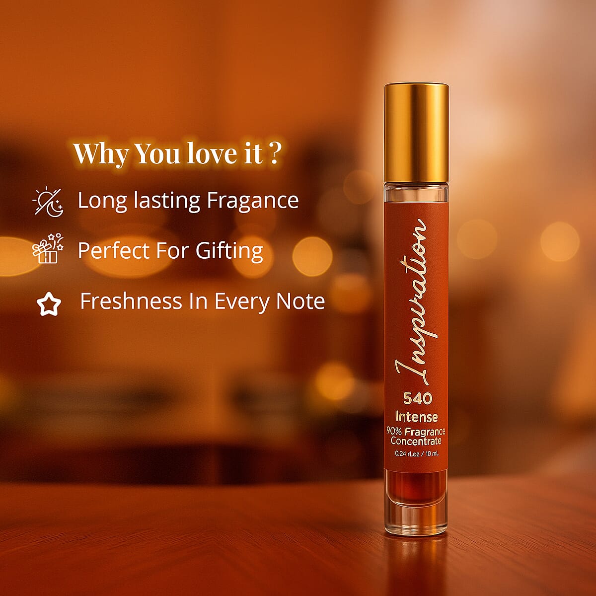 The Lab Direct Inspiration 100% Fragrance Concentrate- 540 Intense (.3oz) image number 2