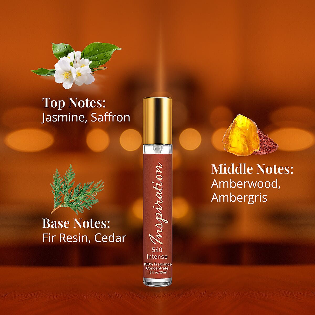 The Lab Direct Inspiration 100% Fragrance Concentrate- 540 Intense (.3oz) image number 3