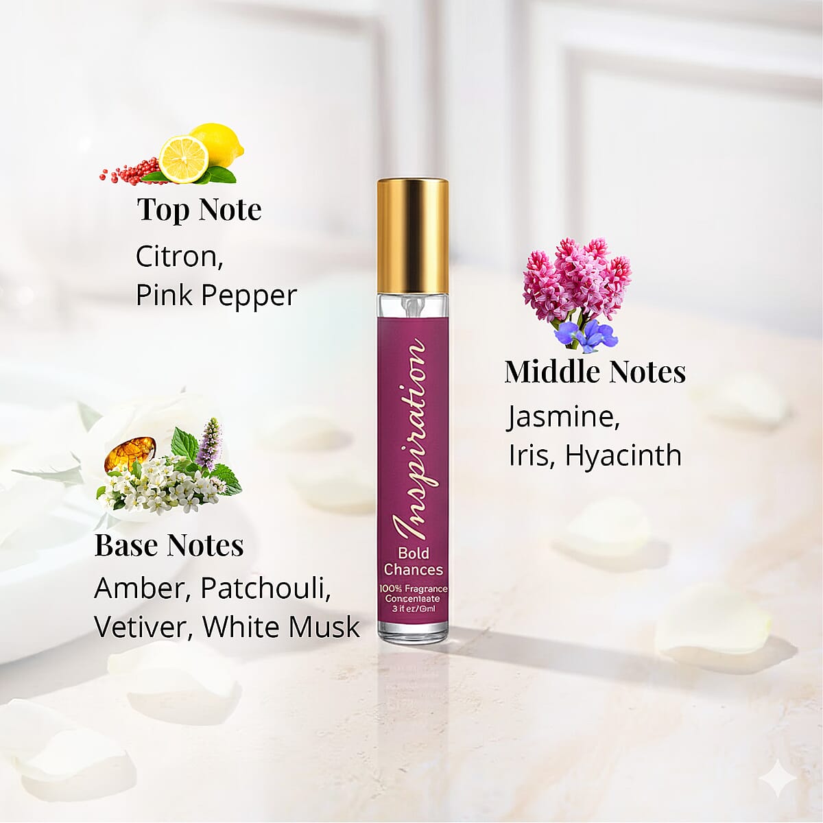 The Lab Direct Inspiration 100% Fragrance Concentrate- Bold Chances (.3oz) image number 3