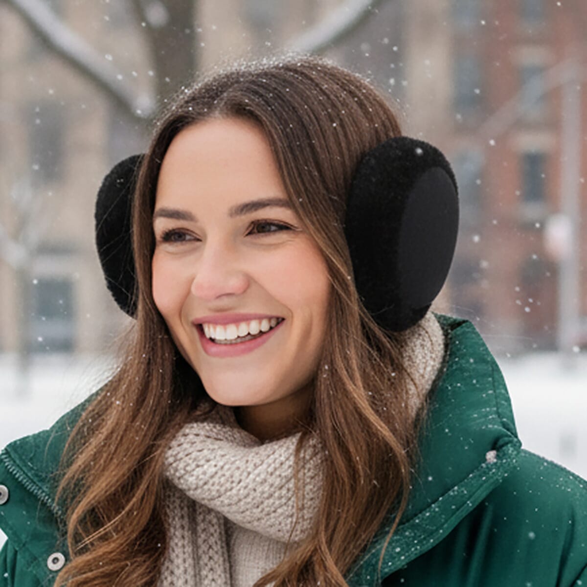 Black, Navy and Brown Set of 3pcs Ear Pad      image number 1