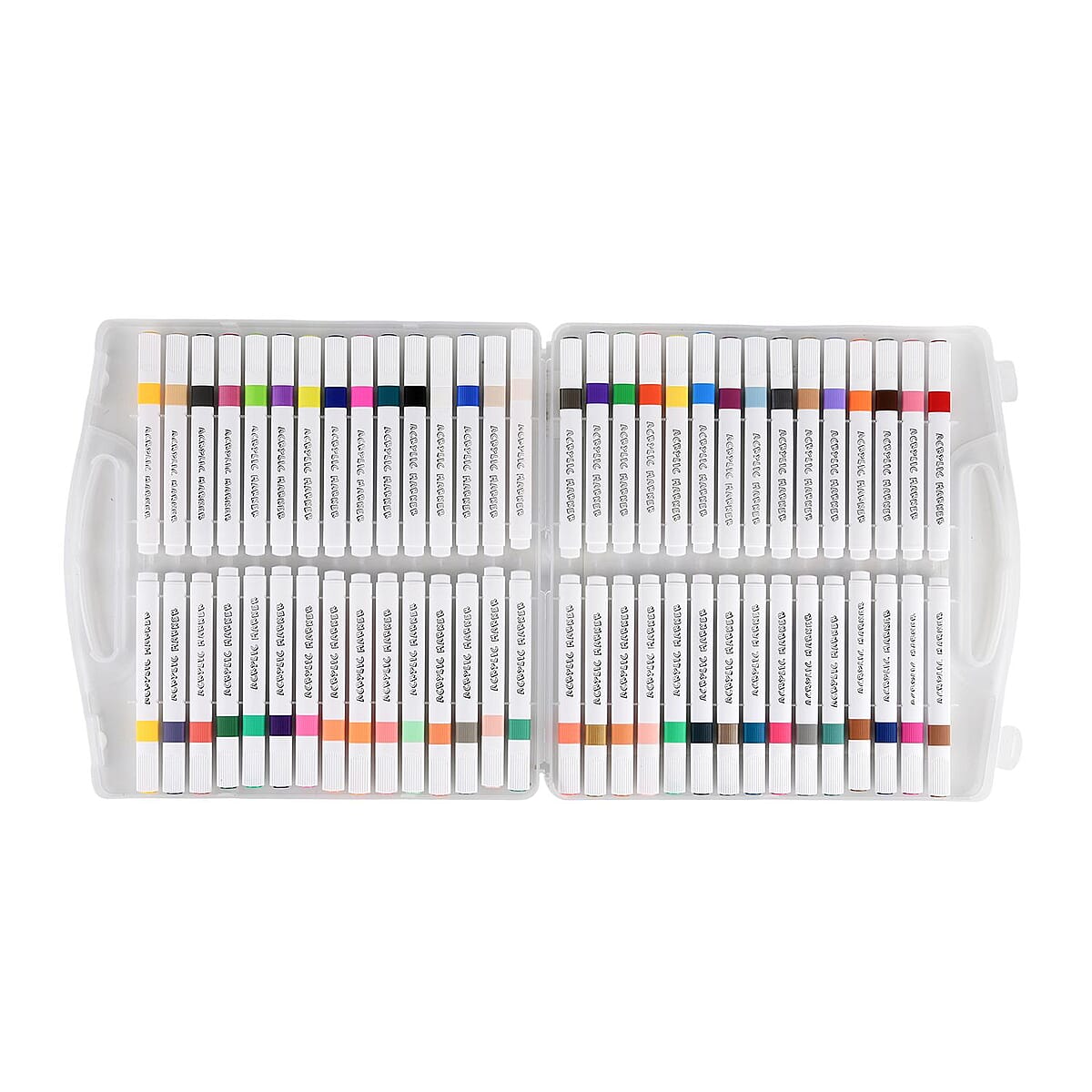 Set of 60pcs Acrylic Marker Pens - Multi Color image number 3