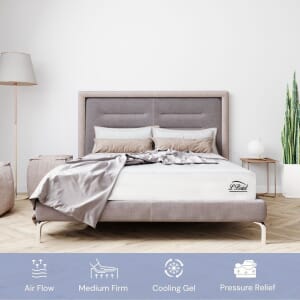 L'Baiet 10-inch Cool Gel Memory Foam Mattress -King