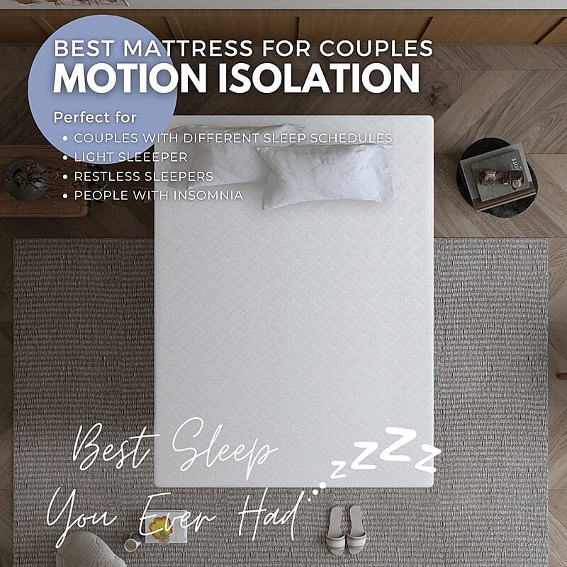 L'Baiet 12-inch Cool Gel Memory Foam Mattress -Twin