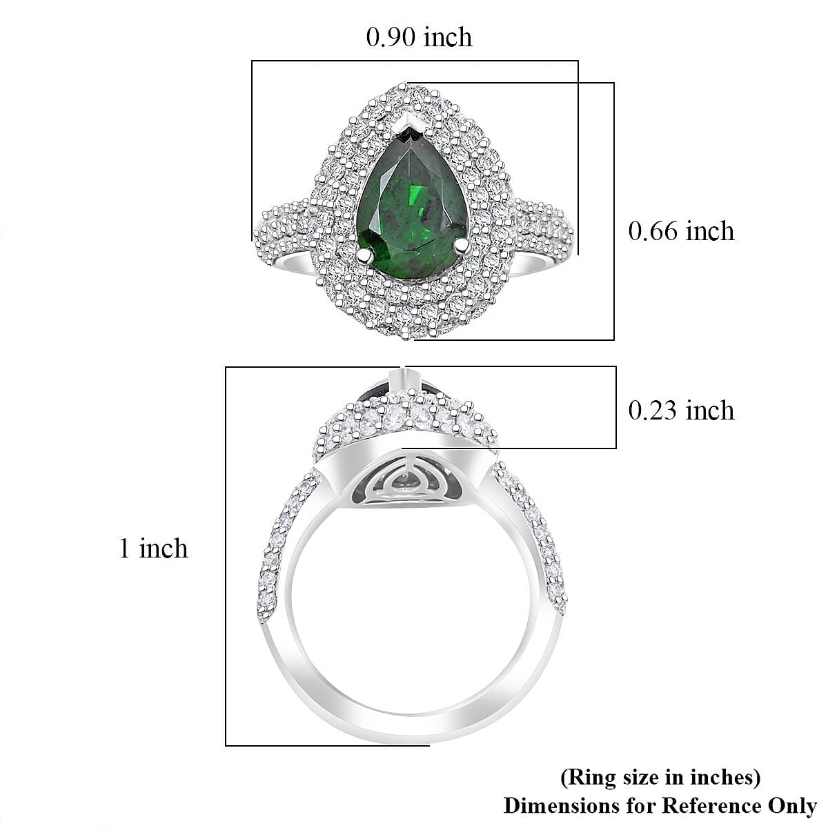 Chairman Collection Certified & Appraised Rhapsody AAAA Tsavorite Garnet and E-F VS Diamond 4.16 ctw Ring in 950 Platinum (Size 7.0)  11.68 Grams image number 5