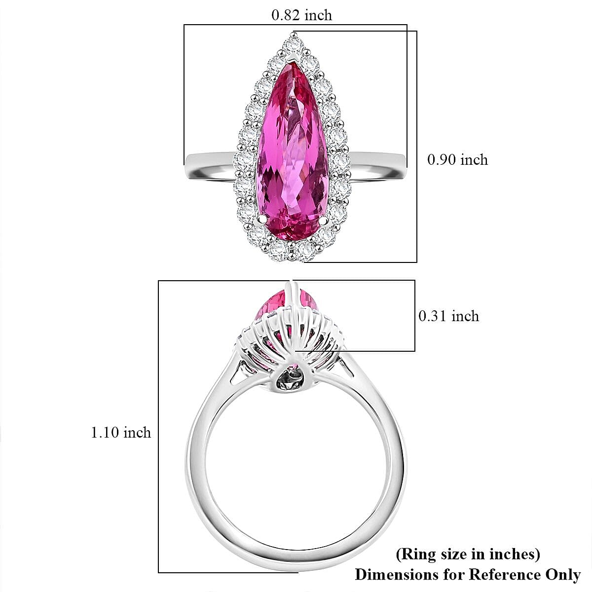 Chairman Collection Certified & Appraised Rhapsody AAAA Imperial Topaz and E-F VS Diamond 4.90 ctw Ring in 950 Platinum (Size 7.0)  10.22 Grams image number 5