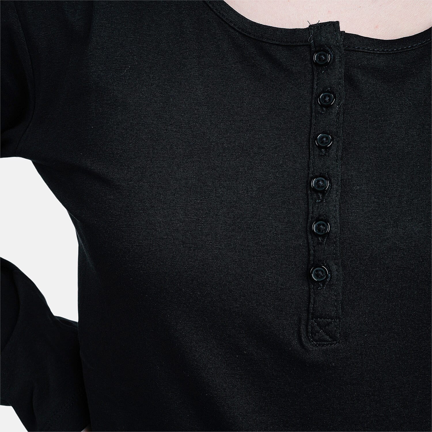 Tamsy Onyx Button Top - S