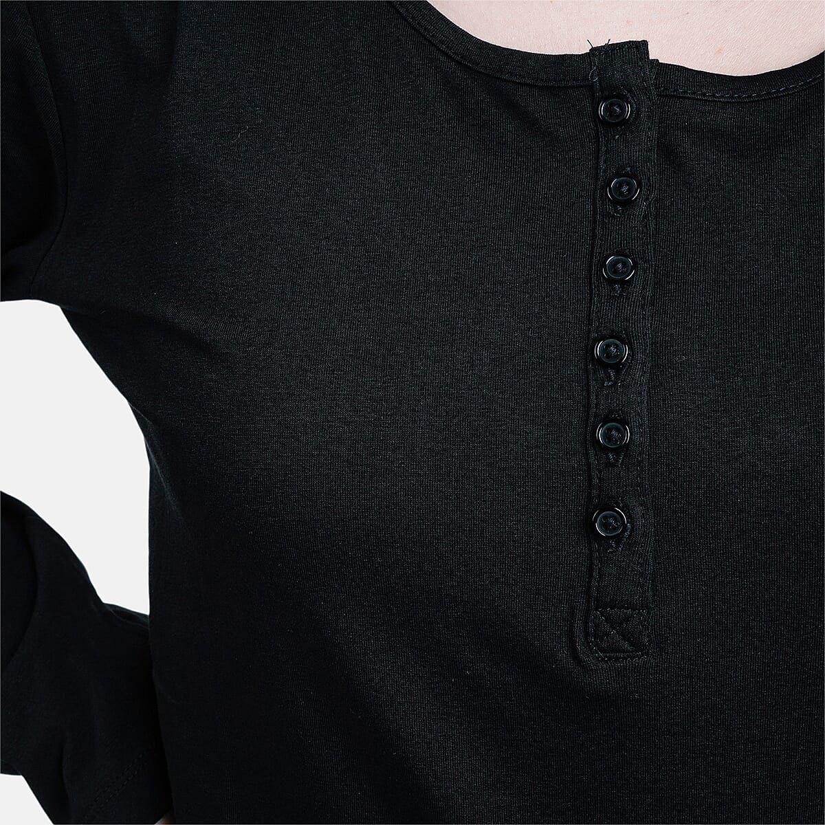 Tamsy Onyx Button Top - S image number 5
