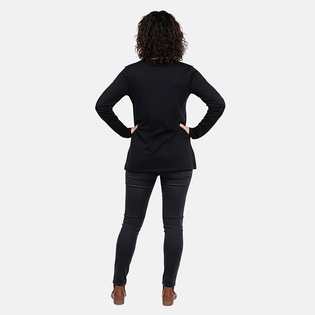 Tamsy Onyx Button Top - L image number 2