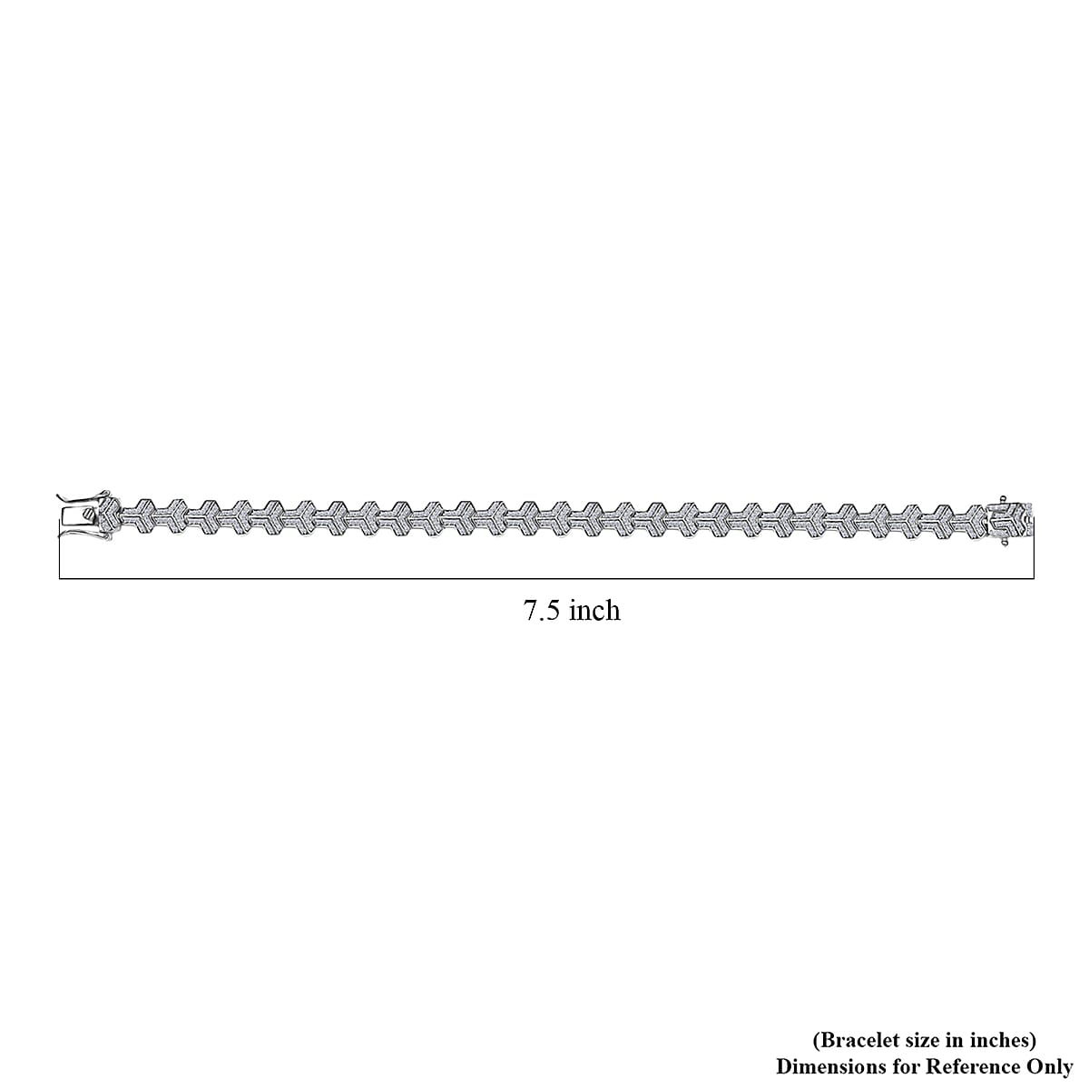 Luxuriant Lab Grown Diamond G-H SI 2.00 ctw Bracelet in Rhodium Over Sterling Silver (7.25 In) image number 4
