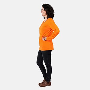 Tamsy Fire Opal Button Top - XL