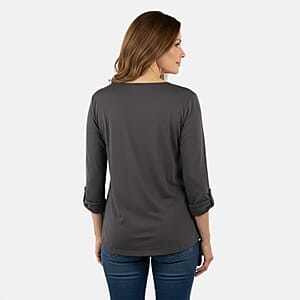 Tamsy Shungite Button Top - XL