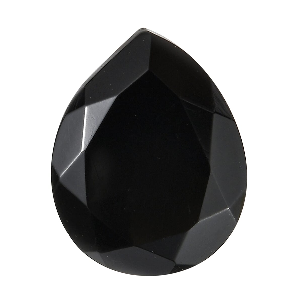 AA Black Obsidian (Pear 10x8 mm) 1.98 ctw Loose Gemstone image number 0