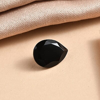 AA Black Obsidian (Pear 10x8 mm) 1.98 ctw Loose Gemstone