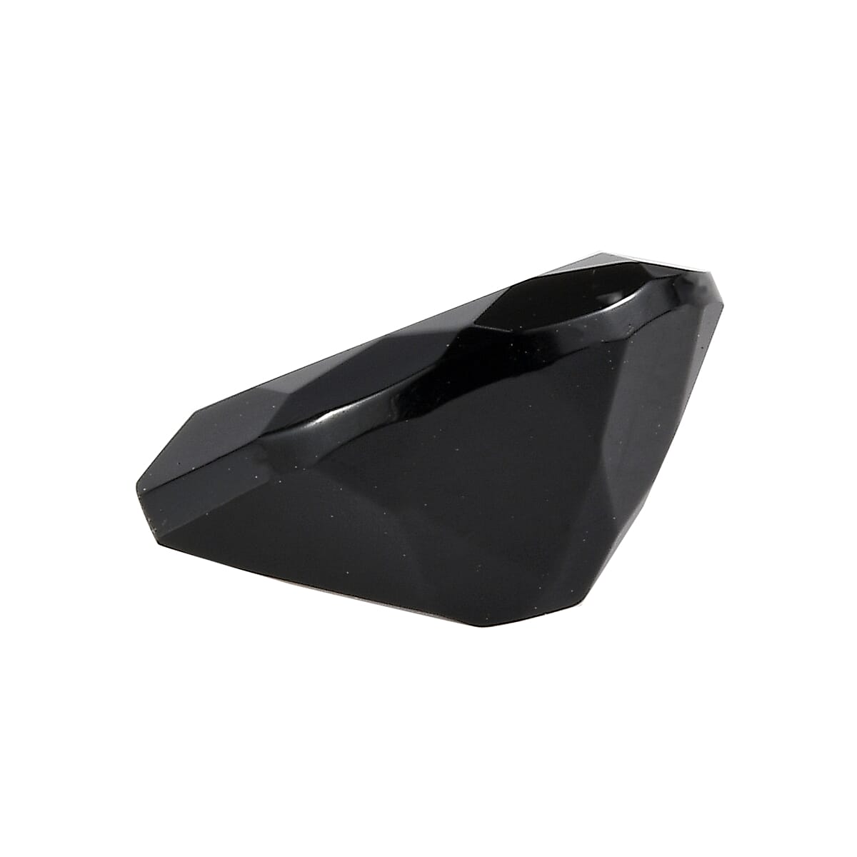 AA Black Obsidian (Pear 10x8 mm) 1.98 ctw Loose Gemstone image number 2