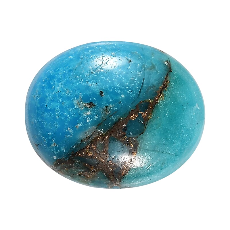 AA Mojave Blue Turquoise (Ovl 11x9 mm) 2.51 ctw Loose Gemstone