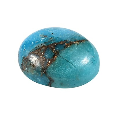 AA Mojave Blue Turquoise (Ovl 11x9 mm) 2.51 ctw Loose Gemstone