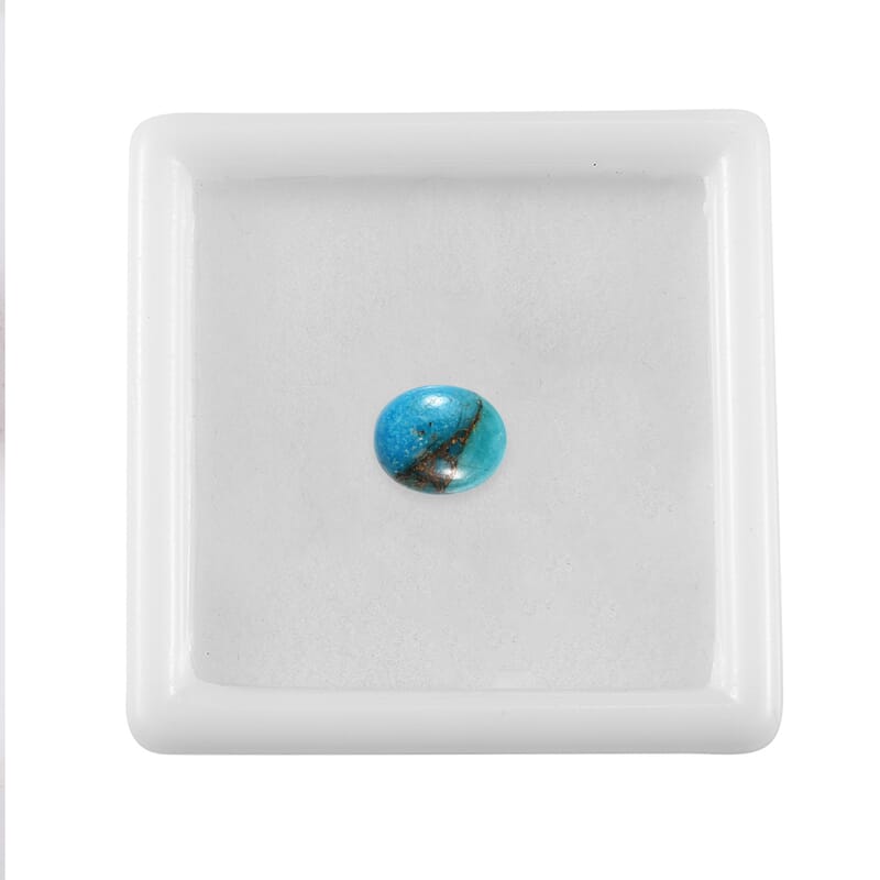 AA Mojave Blue Turquoise (Ovl 11x9 mm) 2.51 ctw Loose Gemstone