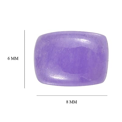 Purple Jade (D) (Cush 8x6 mm) 1.56 ctw Loose Gemstone