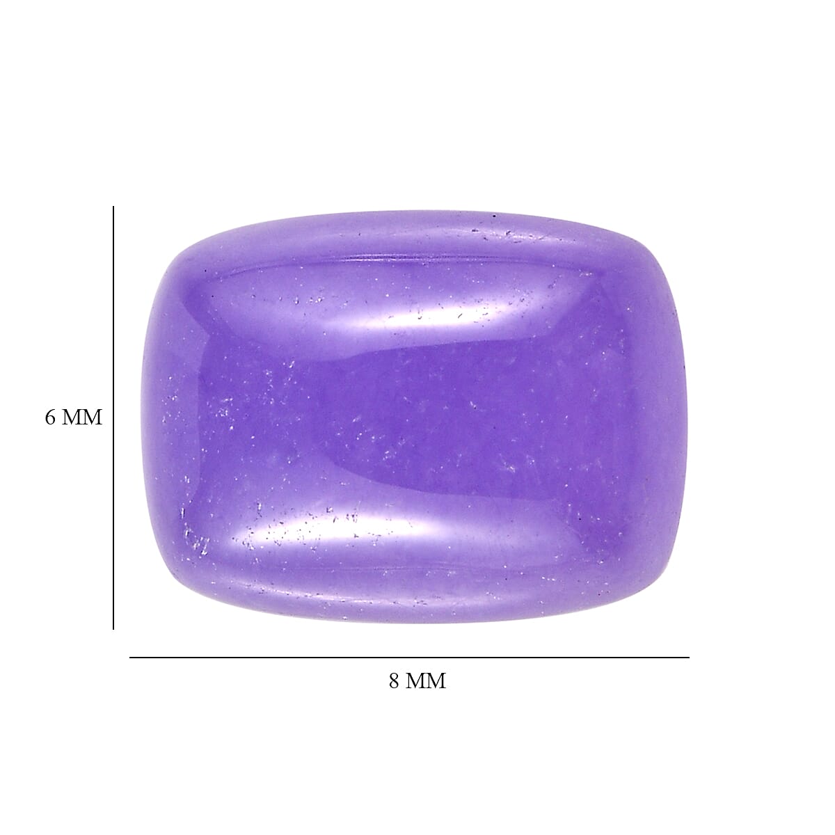 AA Purple Jade (D) (Cush 8x6 mm) 1.65 ctw image number 4