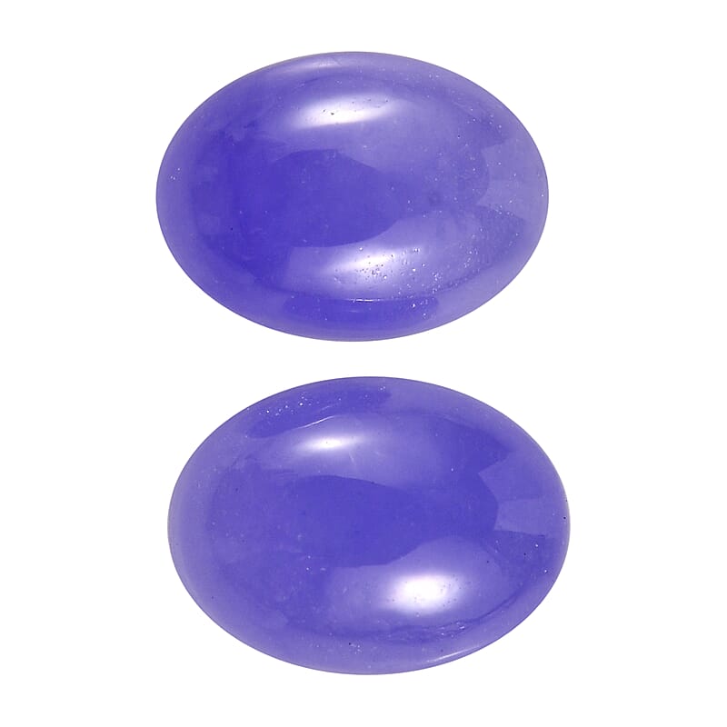 Purple Jade (D) Set of 2 (Ovl 7x5 mm) 2.01 ctw Loose Gemstone