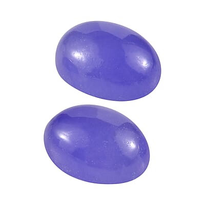 Purple Jade (D) Set of 2 (Ovl 7x5 mm) 2.01 ctw Loose Gemstone